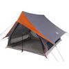 vidaXL Tents with Roof Grey and orange 256 x 266 x 185 cm Polyester