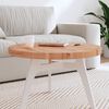 vidaXL Table Top &Oslash;70x4 cm Round Solid Wood Beech