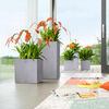 LECHUZA Planter CANTO Stone 30 High ALL-IN-ONE Stone Grey