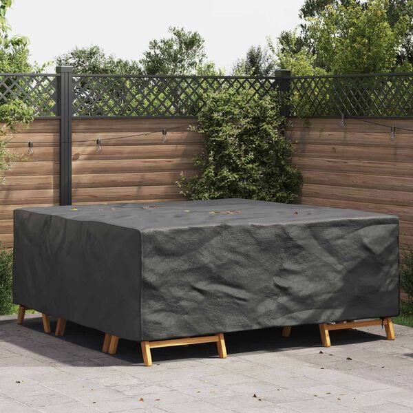 vidaXL Furniture Cover Plain Black 210 x 200 x 70 cm 210D