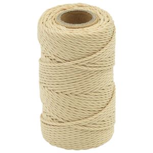vidaXL Boat Rope 25 m 0.2 Natural PP