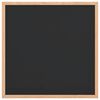 vidaXL Chalkboard with Solid Pine Wood Frame Black 40x40 cm
