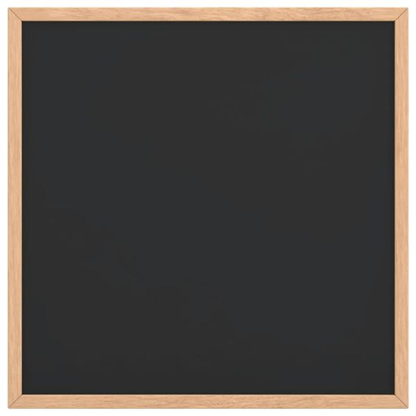 vidaXL Chalkboard with Solid Pine Wood Frame Black 40x40 cm