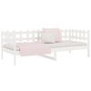 vidaXL Day Bed without Mattress White 80x200 cm Solid Wood Pine