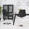 vidaXL Swivel Dining Chairs 2 pcs Grey PP