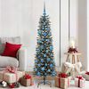 vidaXL Artificial Christmas Tree with 150 LEDs with Stand Green 150 cm