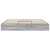vidaXL Ottoman Bed Frame Grey Sonoma 203 x 180 x 25 cm Engineered Wood