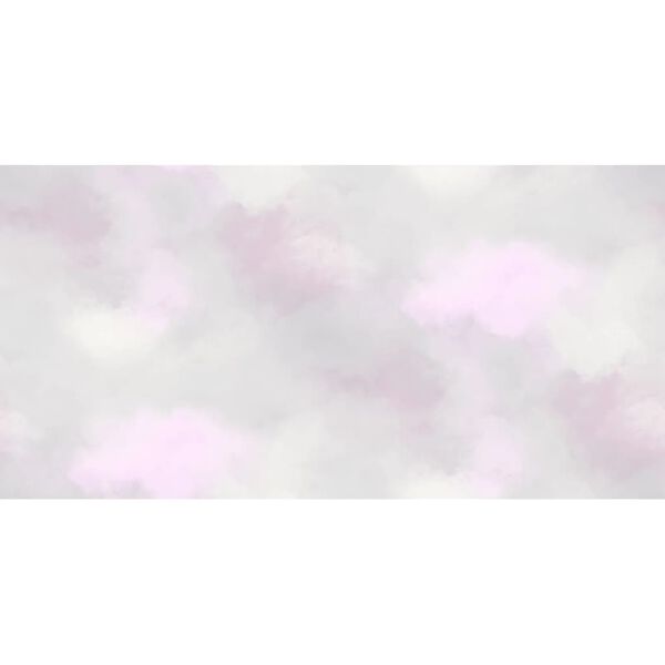 Noordwand Wallpaper Good Vibes Paint Clouds Pink and Grey