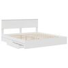 vidaXL Storage Bed with Headboard White 180 x 200 cm Engineered Wood