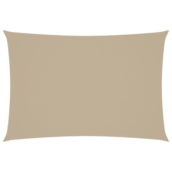 vidaXL Sunshade Sail Oxford Fabric Rectangular 2.5x4.5 m Beige