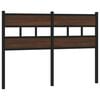 vidaXL Replace Headboard Brown Oak 120 cm Steel and Engineered Wood