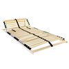 vidaXL Slatted Bed Base Brown 80 x 190 cm Solid Beech Wood