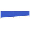 vidaXL 5-panel Wind Screen Fabric 600x120 cm Azure Blue
