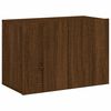 vidaXL 5 Piece TV Wall Units Brown Oak Engineered Wood
