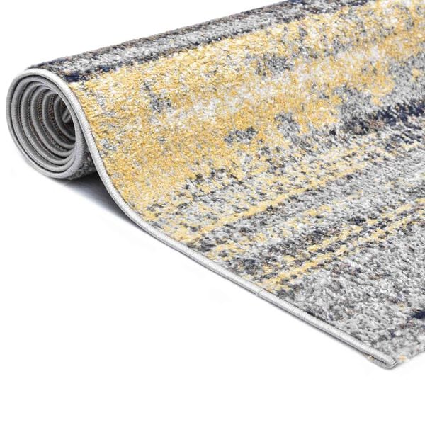 vidaXL Rug Grey 120 x 170 cm Polyethylene
