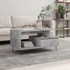 vidaXL Coffee Table Concrete Grey 90x49x45 cm Engineered Wood