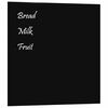 vidaXL Wall-mounted Magnetic Board Black 40x40 cm Tempered Glass