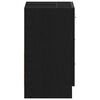 vidaXL Sink Cabinet Black Oak 63x30x54 cm Engineered Wood