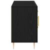 vidaXL Sideboard Black Oak 100 x 36 x 60 cm Engineered Wood