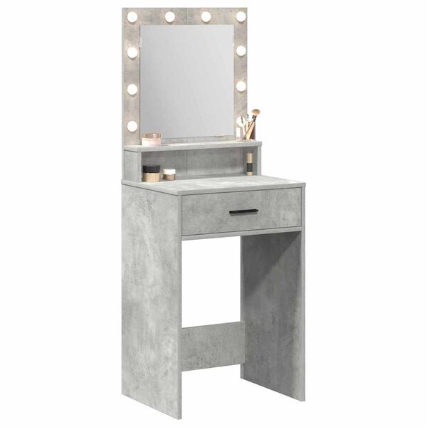 vidaXL Dressing Table Concrete Grey 50 x 41 x 135 cm Engineered Wood