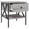 vidaXL Bedside Tables 2 pcs Grey Sonoma 40x42x45 cm Engineered Wood