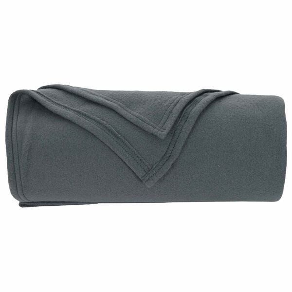 vidaXL Throw Blankets 24 pcs Dark Grey 200 x 150 cm Fleece