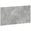 vidaXL Wall-Mounted Headboard HAARLEM Concrete Grey Engineered Wood