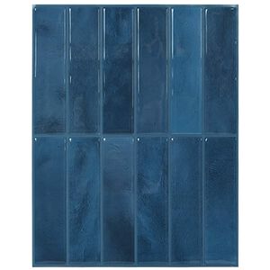 vidaXL Rectangular Tile 50 pcs Blue 29 x 23 x 0.08 cm