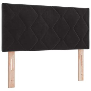 vidaXL Headboard Height Adjustable with Headboard Black 100 cm Velvet