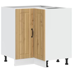 vidaXL Kitchen Corner Base Cabinet "Lucca" Artisan Oak Engineered Wood