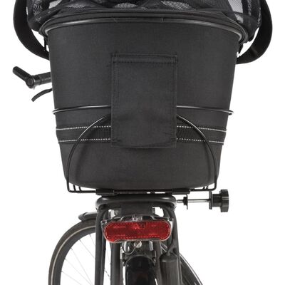 TRIXIE Rear Bicycle Basket for Pets 29x42x48 cm Black