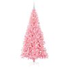vidaXL Christmas Tree with 300 LEDs with Stand Pink 180 cm PVC