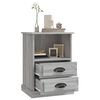 vidaXL Bedside Cabinet Grey Sonoma 43x36x60 cm