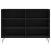 vidaXL Sideboard Black 103.5x35x70 cm Engineered Wood