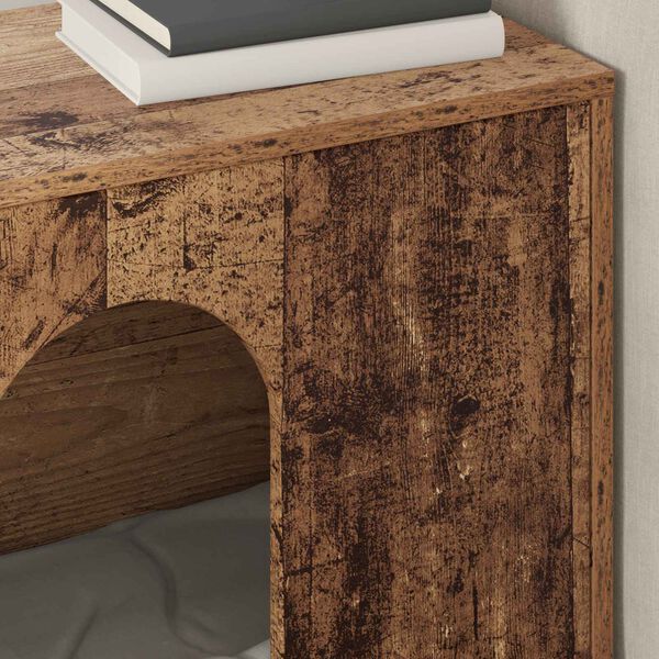 vidaXL Cat House Old Wood 51 x 30 x 52 cm Engineered Wood