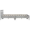 vidaXL Bed Frame without Mattress Concrete Grey 140x190 cm