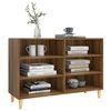 vidaXL Sideboard Brown Oak 103.5x35x70 cm Engineered Wood