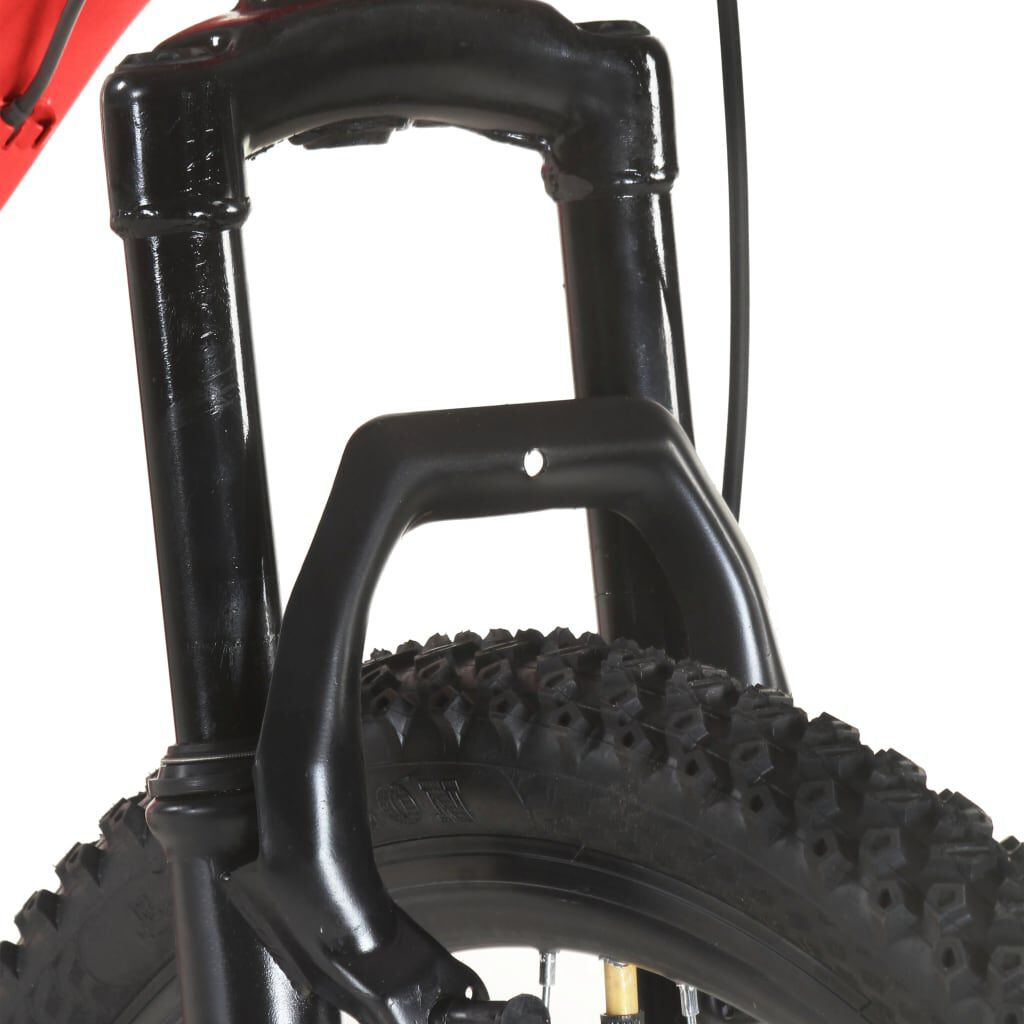 vidaXL Mountain Bike 21 Speed 27.5 inch Wheel 42 cm Red vidaXL