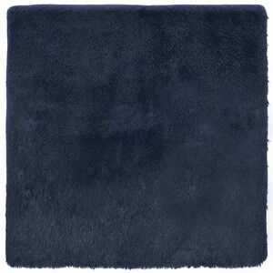 vidaXL Shaggy Rug High Pile NAVARRA Navy 160x160 cm Polyester