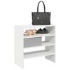 vidaXL Shoe Racks 2 pcs Stackable White 60x30x30.5 cm