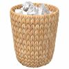 vidaXL Waste Paper Bins 2 pcs Natural 26 x 26 x 29 cm Water hyacinth