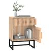 vidaXL Bedside Cabinet 40x30x55.5 cm Engineered Wood&Iron