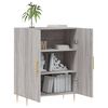 vidaXL Sideboard Grey Sonoma 69.5x34x90 cm Engineered Wood