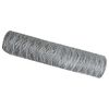 vidaXL Hexagon Fence 0.8 x 25 m Galvanised steel Silver