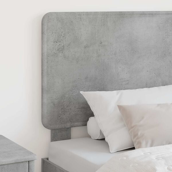 vidaXL Headboard with Headboard Concrete Grey 75 cm Engineered wood