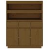 vidaXL Highboard Honey Brown 89x40x116.5 cm Solid Wood Pine