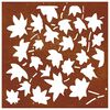 vidaXL Garden Wall Decoration 55x55 cm Corten Steel Maple Leaf Design