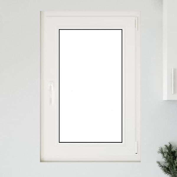 vidaXL Basement Window "RISOR" 60x90 cm Tilt&Turn DIN Right Anthracite