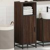 vidaXL Bathroom Cabinet Brown Oak 35x37.5x100 cm Engineered Wood