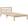 vidaXL Bed Frame without Mattress 100x200 cm Solid Wood Pine